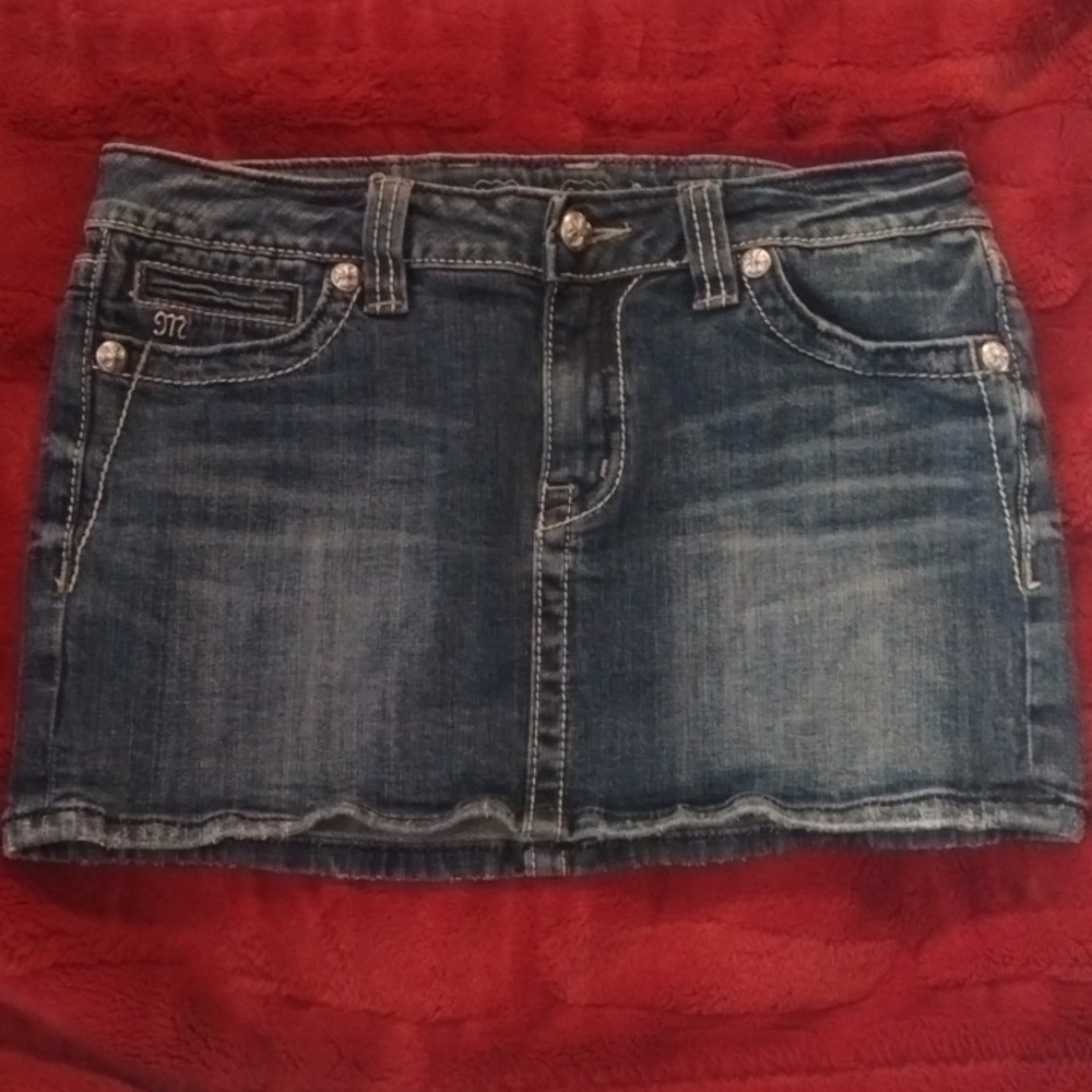 Miss mee denim skirt size L